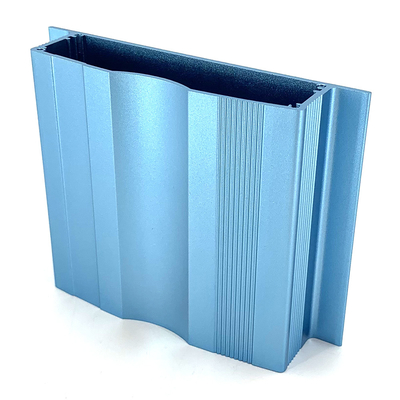 Blue Sand Blast Extruded Aluminium Housing Enclosures For Electronics Anti Rust